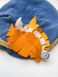 PIETENMUTS - Rib blauw