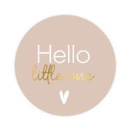 STICKER - Hello little one (10 stuks)