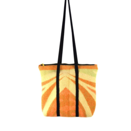 Totebag van retro deken