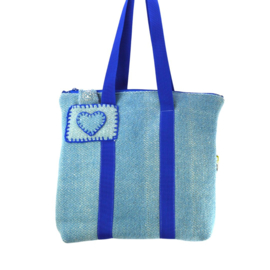 Totebag van retro deken