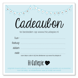 Cadeaubon €10,-