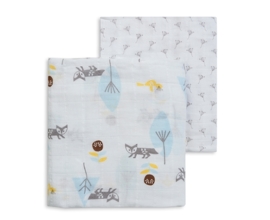 Fresk Swaddle set 2 stuks Fox 70x60 cm