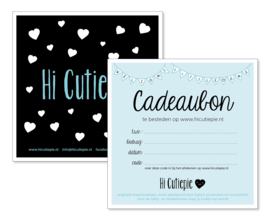 Cadeaubon €10,-