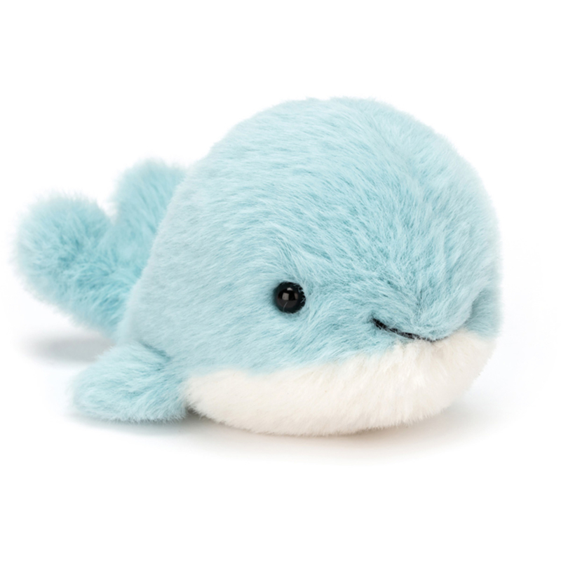 Fluffy whale knuffel - Jellycat