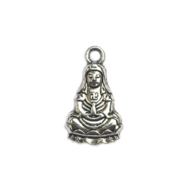 Bedel Buddha zilver