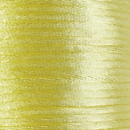 Satijnkoord 2,5mm Pastel geel cartierknoop