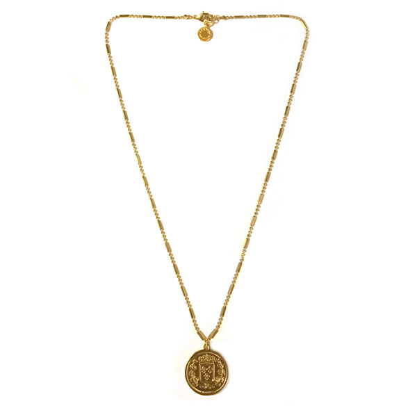 Verwonderlijk Vintage look Ketting Munt goud | KETTINGEN | Beadies CL-08