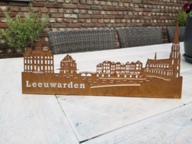 Skyline-Leeuwarden-met-tekst 513 x 259mm