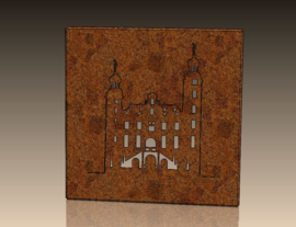 Wanddecoratie-Stadhuis-Venlo 300 x 300 x 15mm