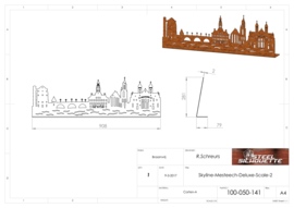 Skyline Maastricht Delux  Scale2     908 x 281mm