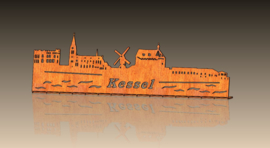 Skyline Kessel met tekst 472 x 137mm