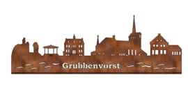 Skyline Grubbenvorst met tekst 454 x 156mm