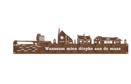 Skyline Wanssum Deluxe Hanger met tekst 669x160mm