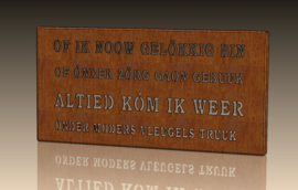 Wanddecoratie voor Moederdag Venloos Dialect 454 x 224 x 20mm