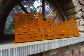 Skyline Blerick met Tekst 450 x 181mm