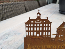 Skyline-Leeuwarden-met-tekst 513 x 259mm