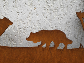 Herder met Border collie 320 x 161mm