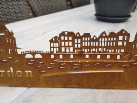 Skyline-Leeuwarden-met-tekst 513 x 259mm