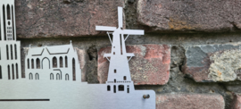 Skyline-Utrecht-Hanger-Klein-RVS 730 x 257mm