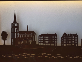 Skyline-Tegelen-Wanddecoratie- 954 x 424 x 22mm