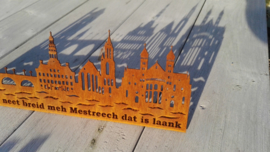 Skyline Maastricht Deluxe met Tekst 454 x 142mm