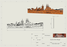 Skyline-Kölle-Hanger 950 x 264mm