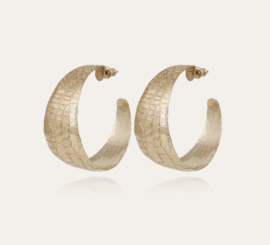 Wild hoop earrings gold