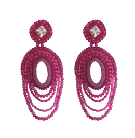 Chelsey earrings fuchsia