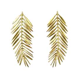 Urban Chic feather stud gold plating - Fien