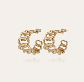 Bronx hoop earrings gold