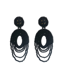 Chelsey earrings black