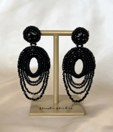 Chelsey earrings black