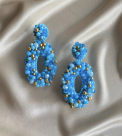 Grande oval emma earrings
