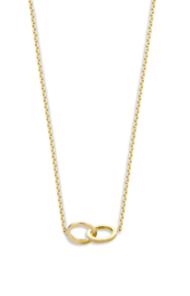Iconic double open circle necklace - Just Franky