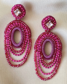 Chelsey earrings fuchsia