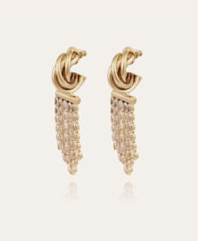 Atik riviera earrings mini gold plated