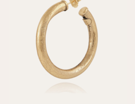 Maoro hoop earrings small size gold
