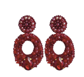 Didi earrings red
