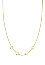 Love necklace gold - Just Franky