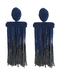 Isadora ombre earrings blue grey