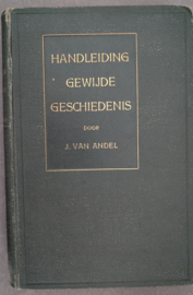 Handleiding Gewijde Geschiedenis - J van Andel