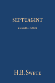 Septuagint - canonical books - Henry Barclay Swete