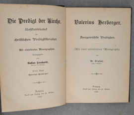 Ausgewähste Predigten - Valerius Herberger - serie: Die Predigt der Kirche.
