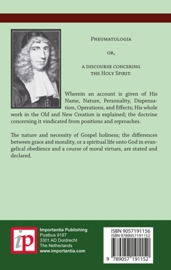 Concerning the Holy Spirit - John Owen