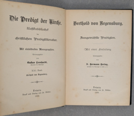 Ausgewähste Predigten - Berthold von Regensburg - serie: Die Predigt der Kirche.