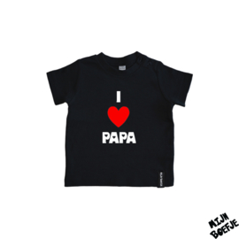 Baby t-shirt I Love Mama / I Love Papa / I Love Papa & Mama