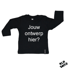 Baby t-shirt EIGEN ONTWERP