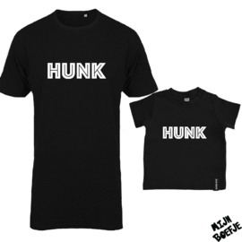 Ouder & kind/baby t-shirt HUNK