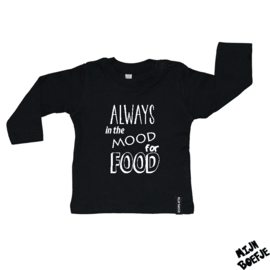 Baby t-shirt Always in the mood for food