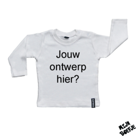 Baby t-shirt EIGEN ONTWERP
